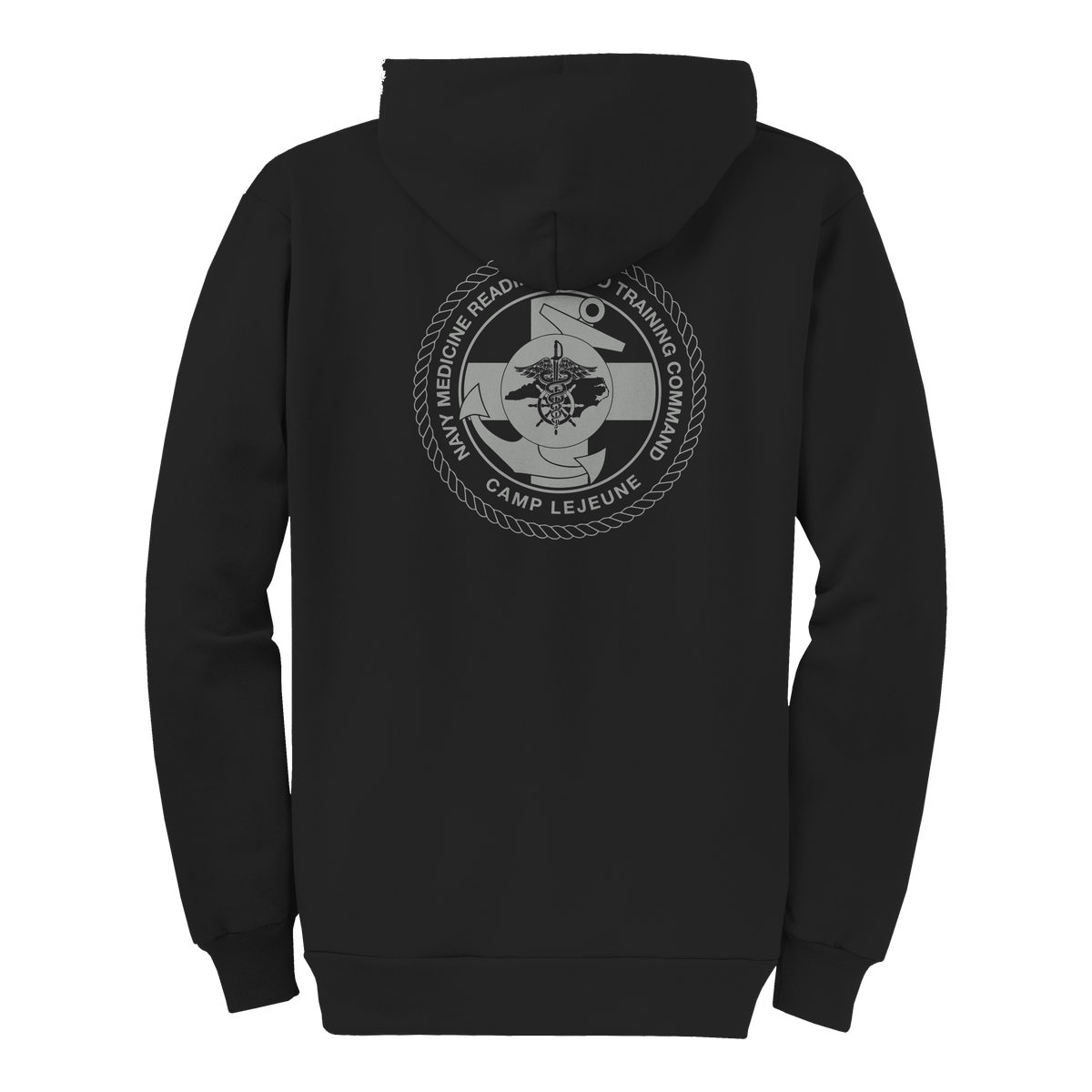 NMRTC Camp LeJeune USMC Adult Zip Hoodie – Frontline Military Apparel