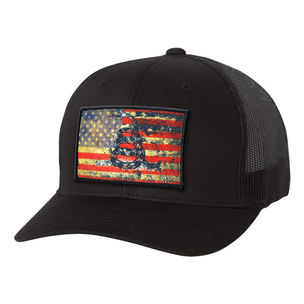 Gadsden Don't Tread on Me Flag Patch Trucker Hat