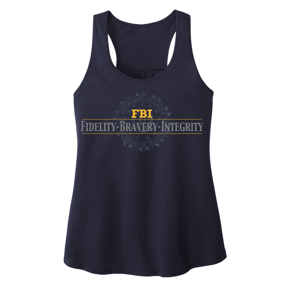 FBI Fidelity Bars Ladies Tank Top