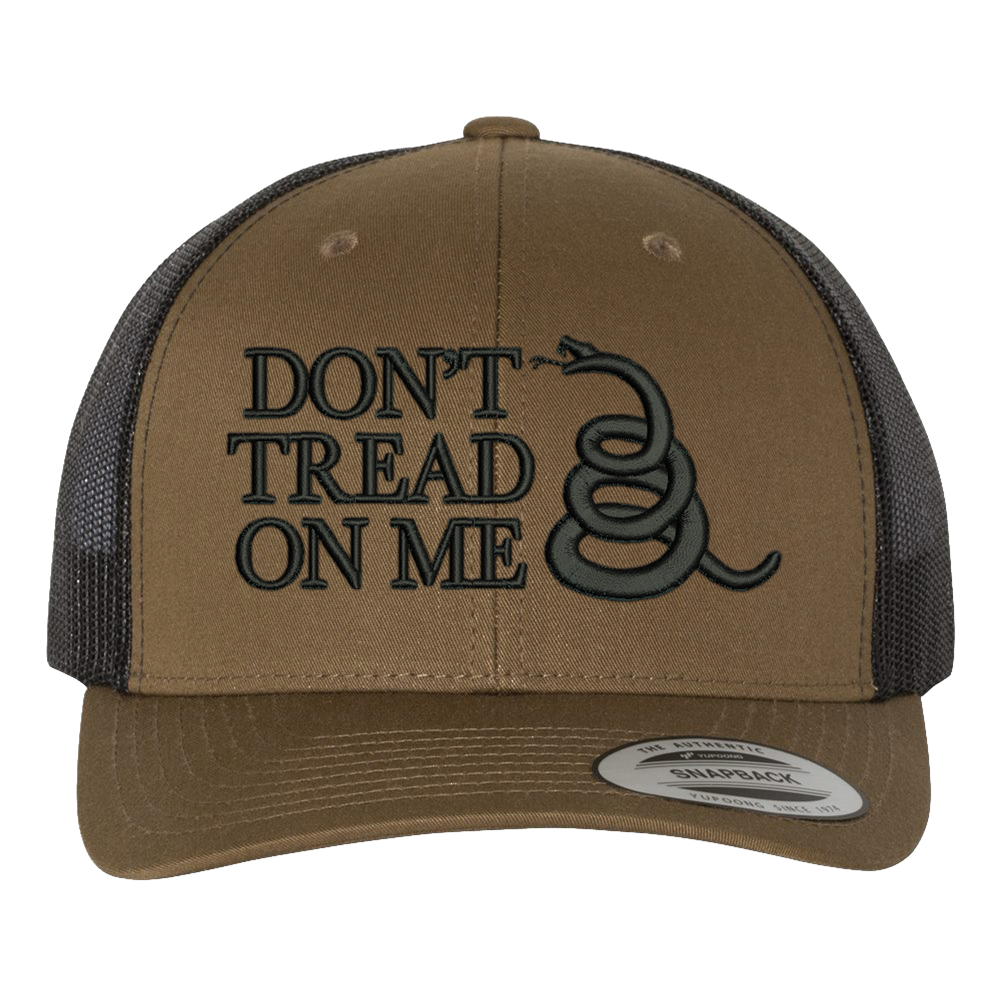 Don't Tread On Me Snake Snapback Hat