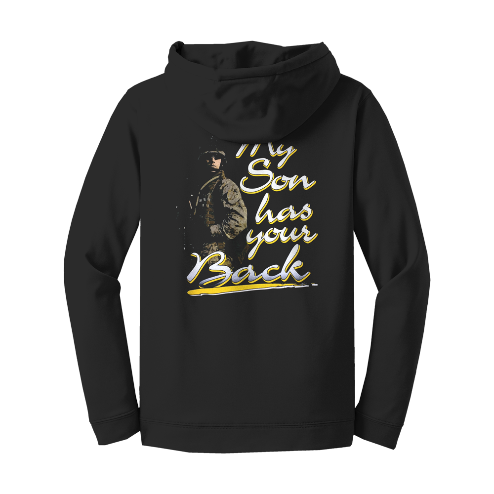 My Son Has Your Back! Adult USMC Hoodie