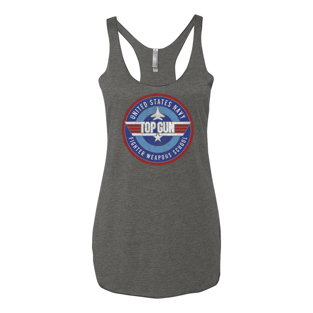 Top Gun Weapons School Ladies US Navy Tanktop