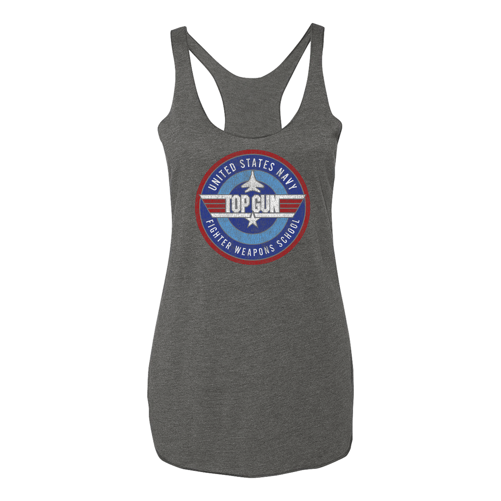 Top Gun Weapons School Ladies US Navy Tanktop