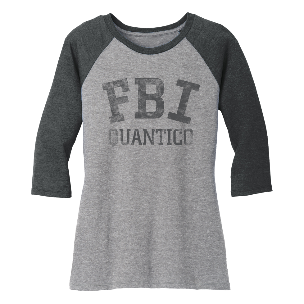 FBI Quantico Classic Raglan 3/4 Sleeve Tee