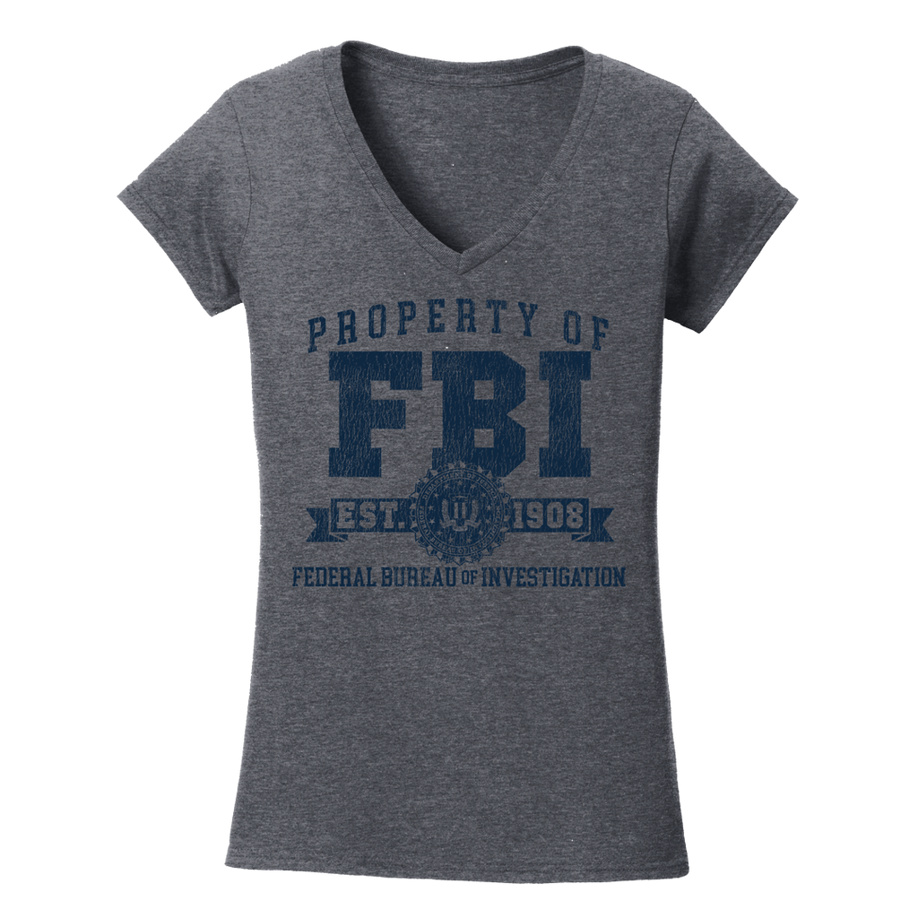 FBI Property Ladies V-Neck SS Tee