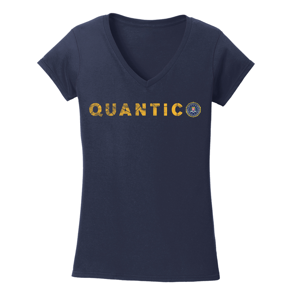FBI QuanticO Seal Ladies V-Neck SS Tee