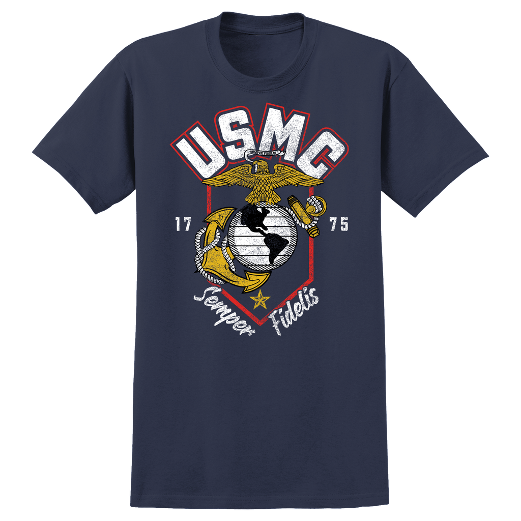 Dress Blue Adult USMC T-Shirt