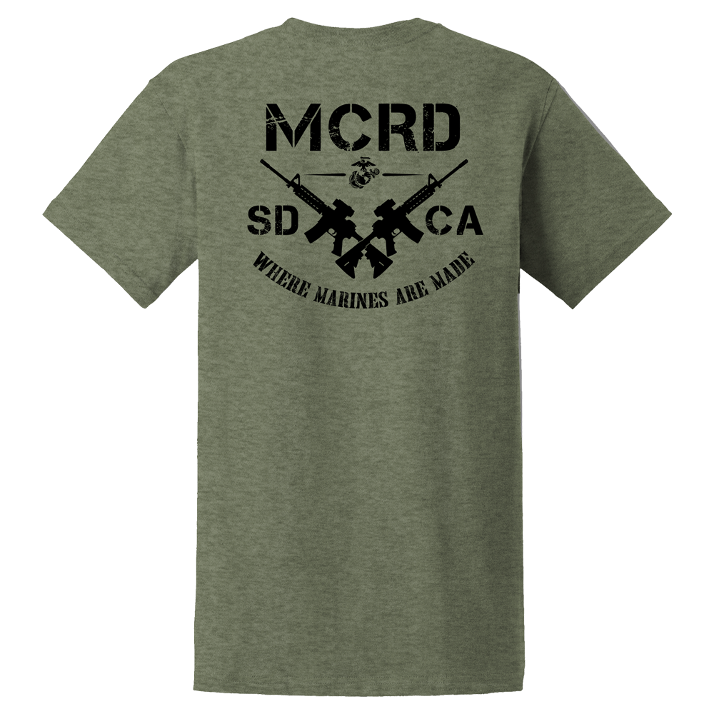 MCRD San Diego Where Marines Are Made USMC Adult Tee