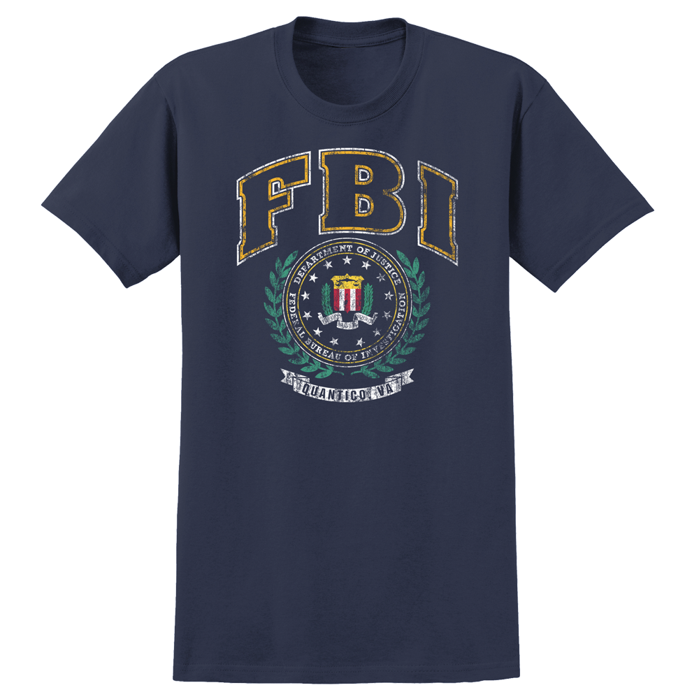 FBI Laurels Adult SS Tee