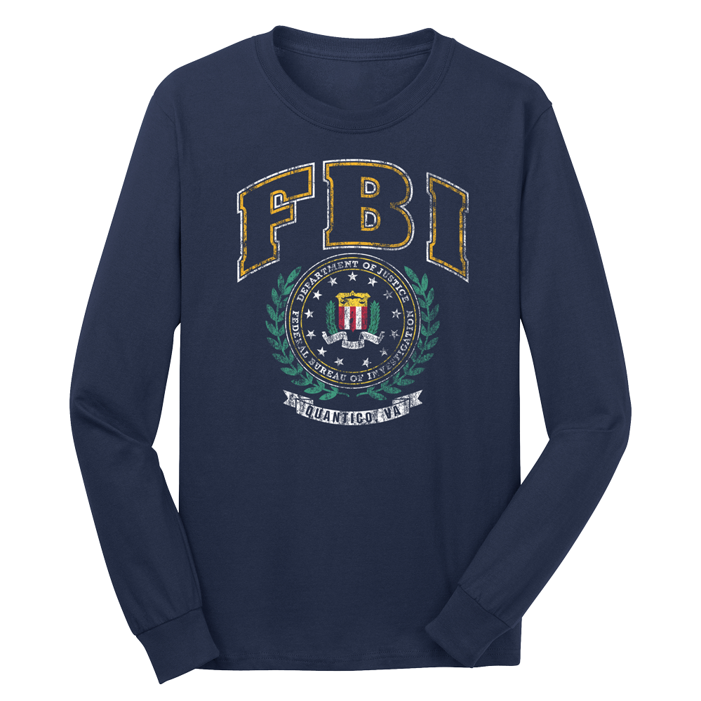 FBI Laurels LS Adult Tee