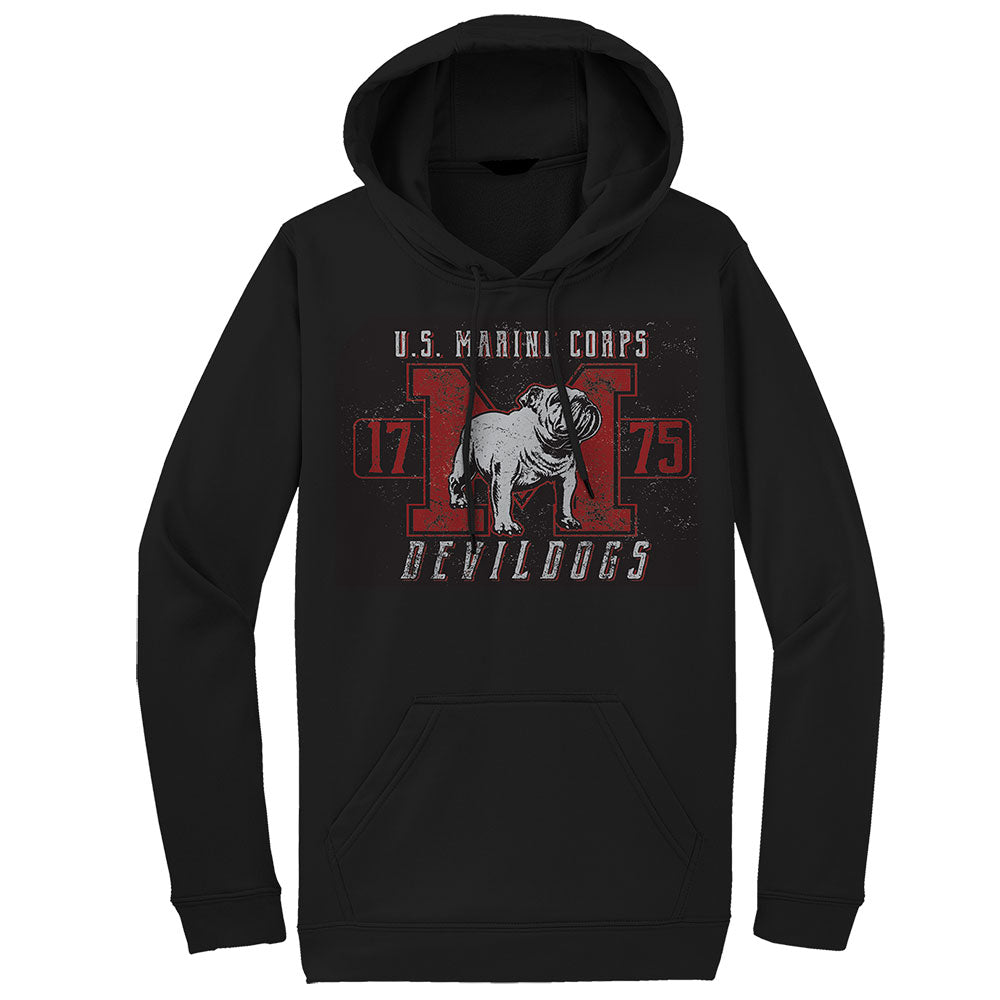 1775 Marines DevilDogs Youth USMC Hoodie-Black