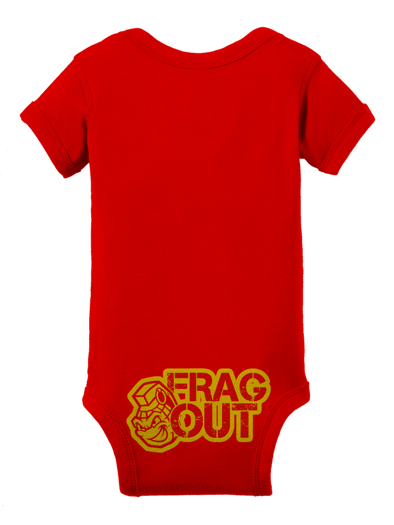 Fragout USMC Infant Short Sleeve Bodysuit-Red