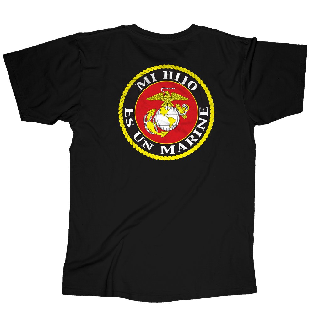 Mi Hijo Es Un Marine Seal USMC Tee-Black – Frontline