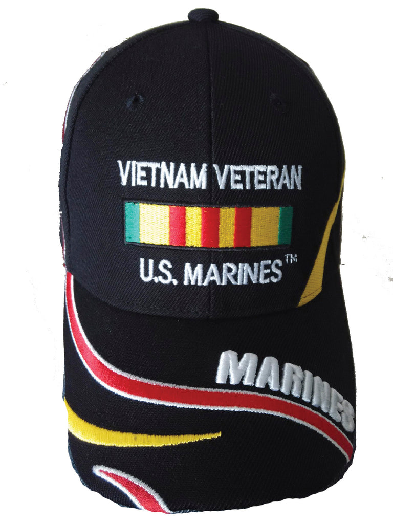 U.S. Marines Vietnam Veteran Ribbon Embroidered Hat