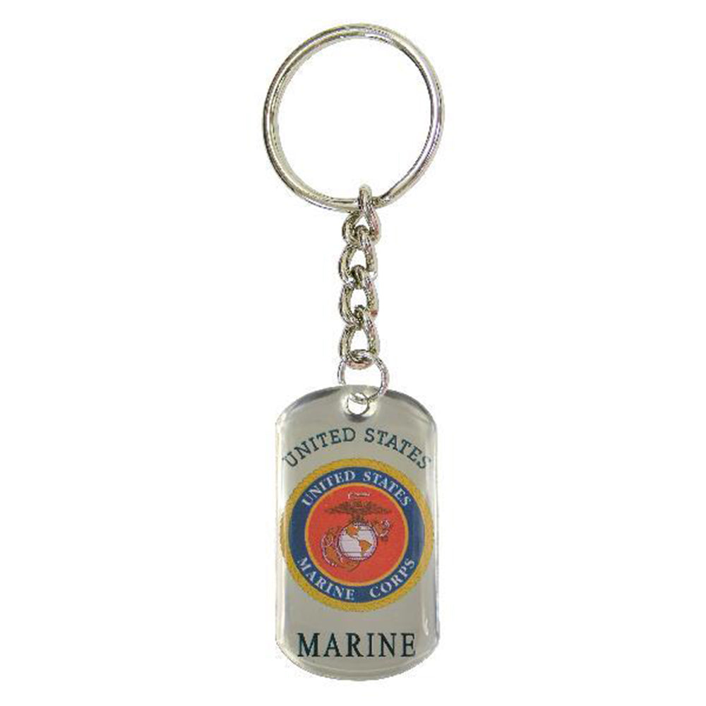 USMC Marine Dogtag Keychain