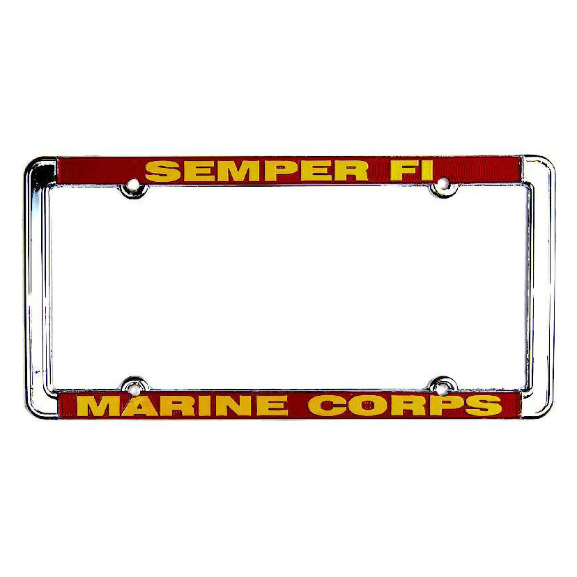 U.S. Marine Corps Semper Fi Metal License Plate Frames