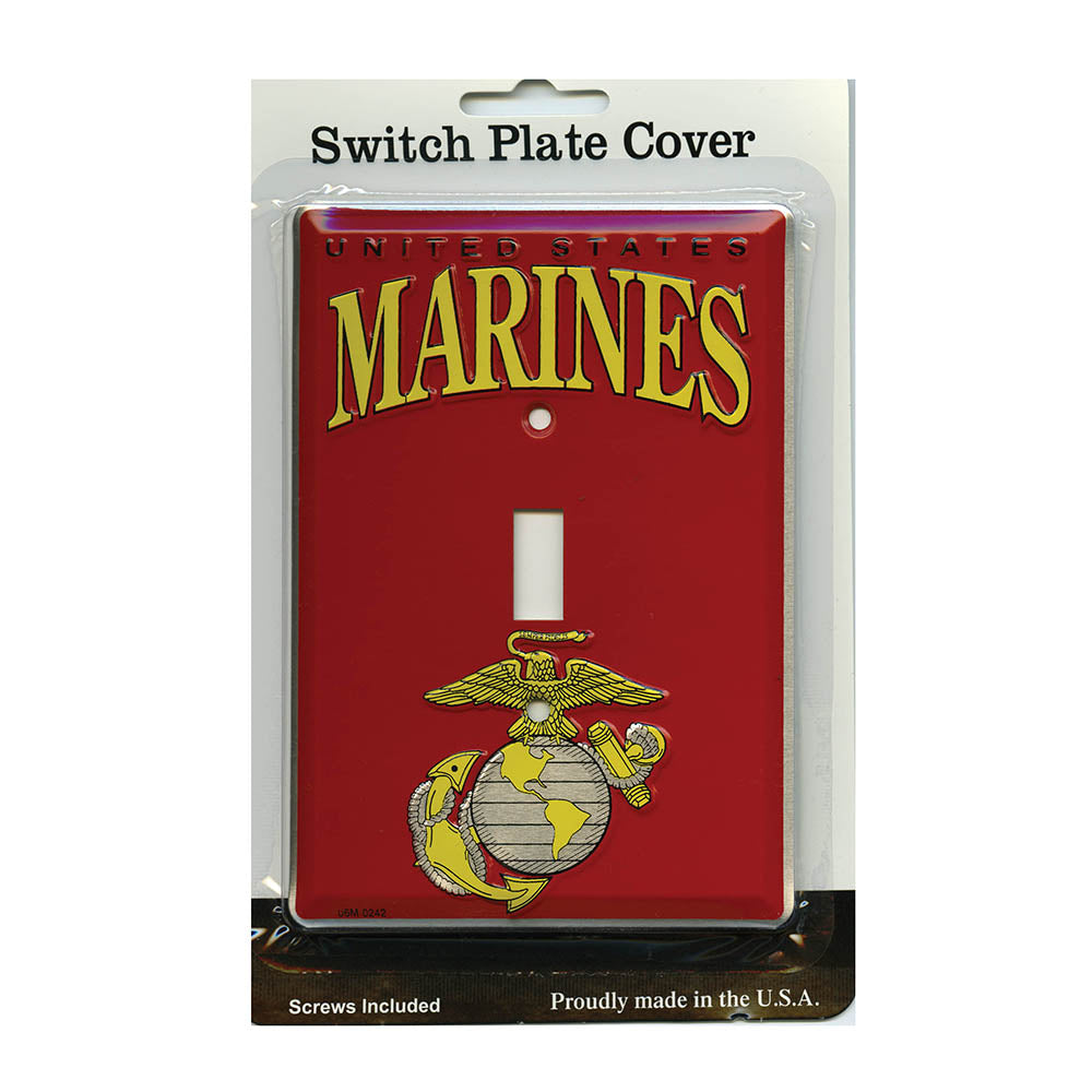 USMC Marines Light Switch Plate 6" x 4"