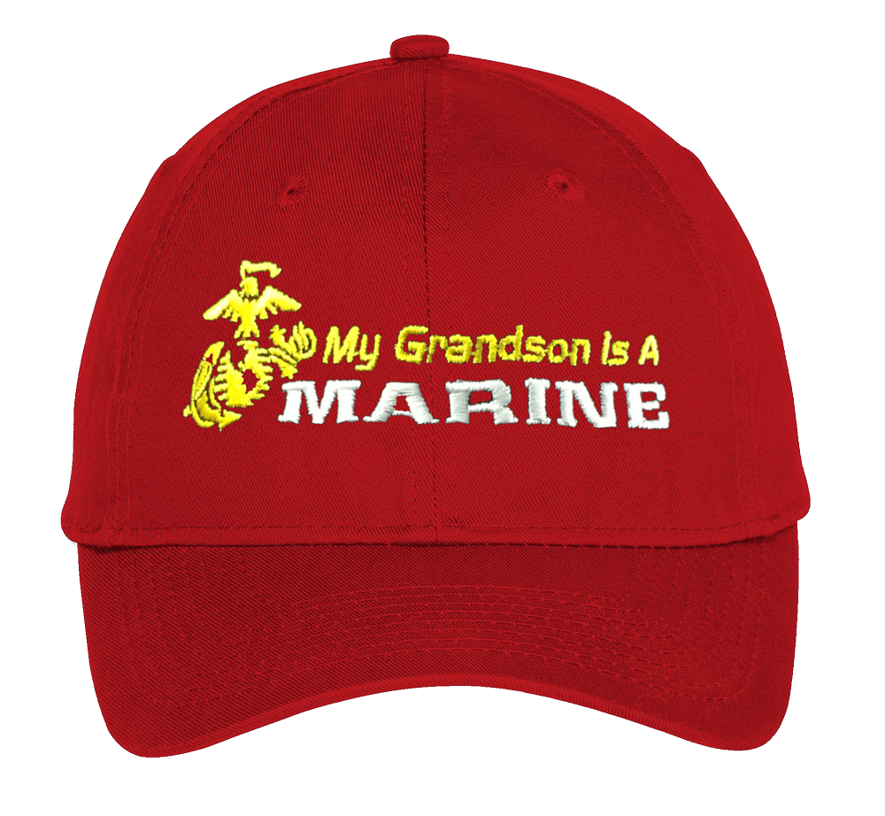 MY Grandson is a Marine USMC Hat