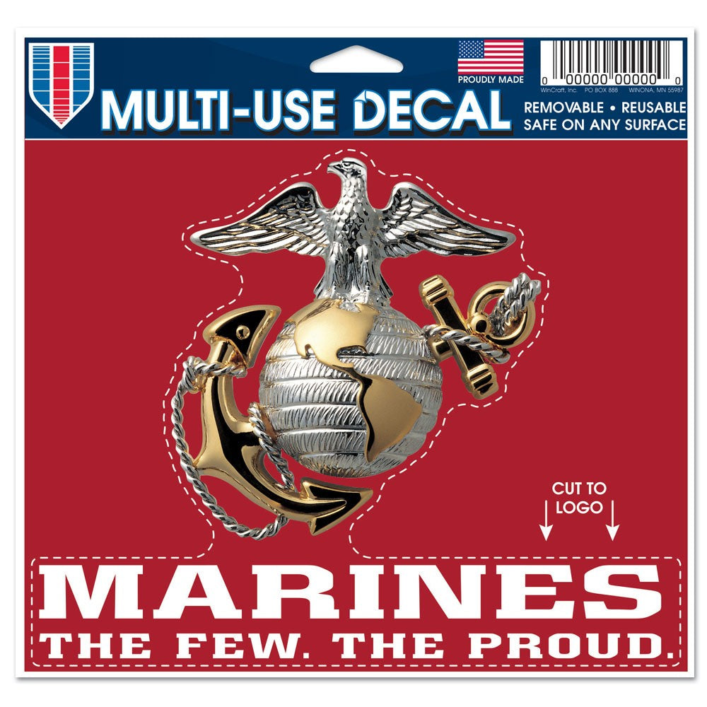 Marines Logo 4.5" x 5.75" Multi Use USMC Decals