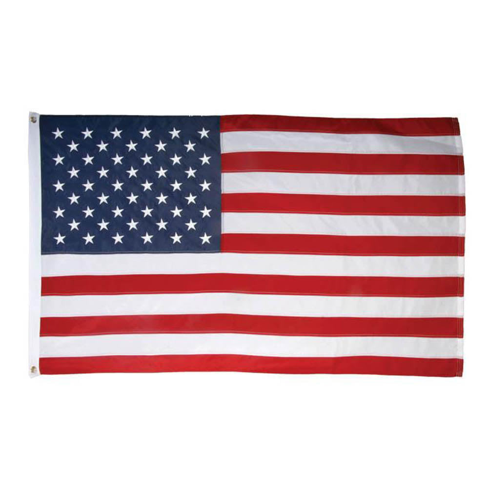 USA 3'x5' Embroidered 210d Polyester Flag