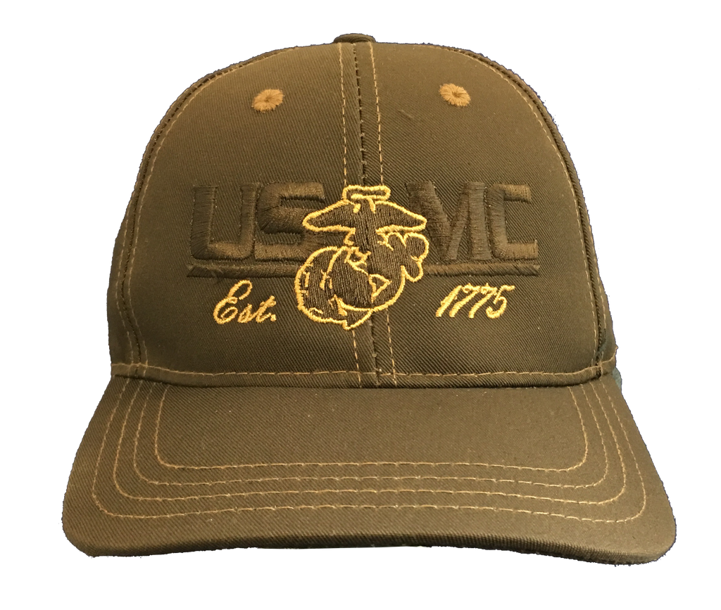 USMC Woodland Hat-Brown