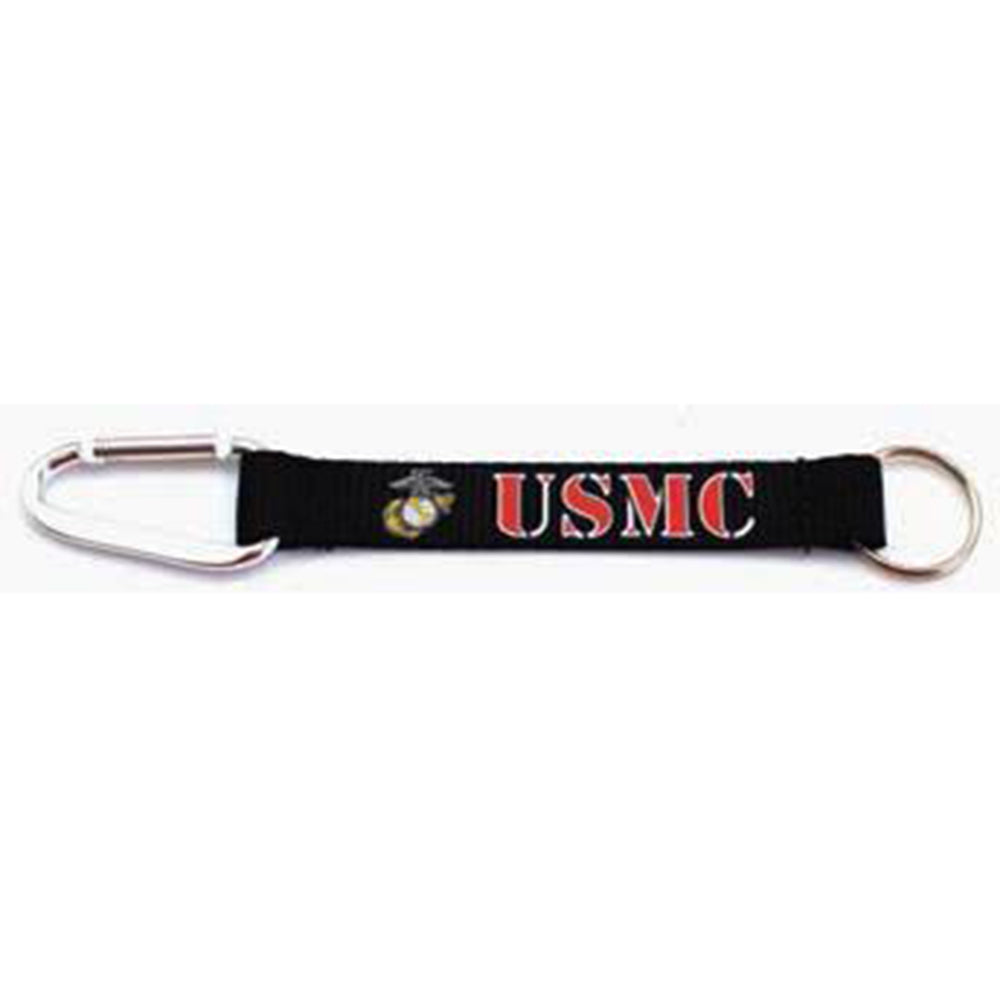 USMC Marine Carabiner Lanyard Key Chain