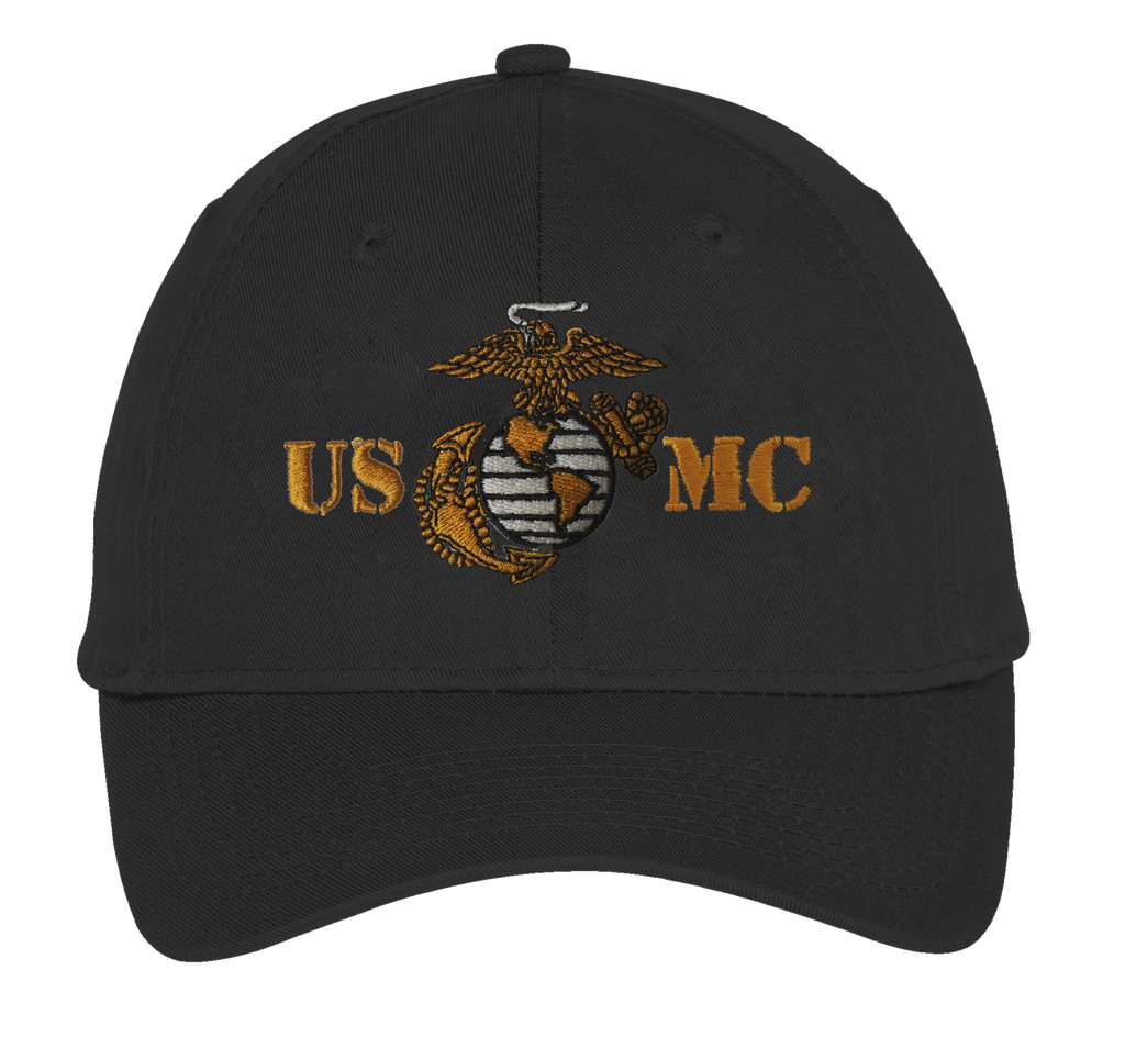 Spread USMC Hat-Black
